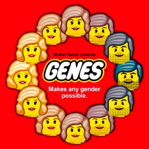GENES & GENDER. Free illustration for personal and commercial use.
