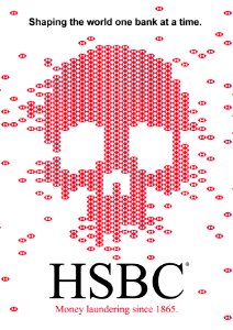 HSBC. Free illustration for personal and commercial use.
