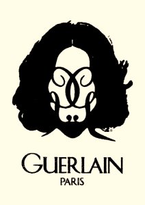 GUERLAIN. Free illustration for personal and commercial use.