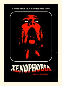 XENOPHOBIA. Free illustration for personal and commercial use.