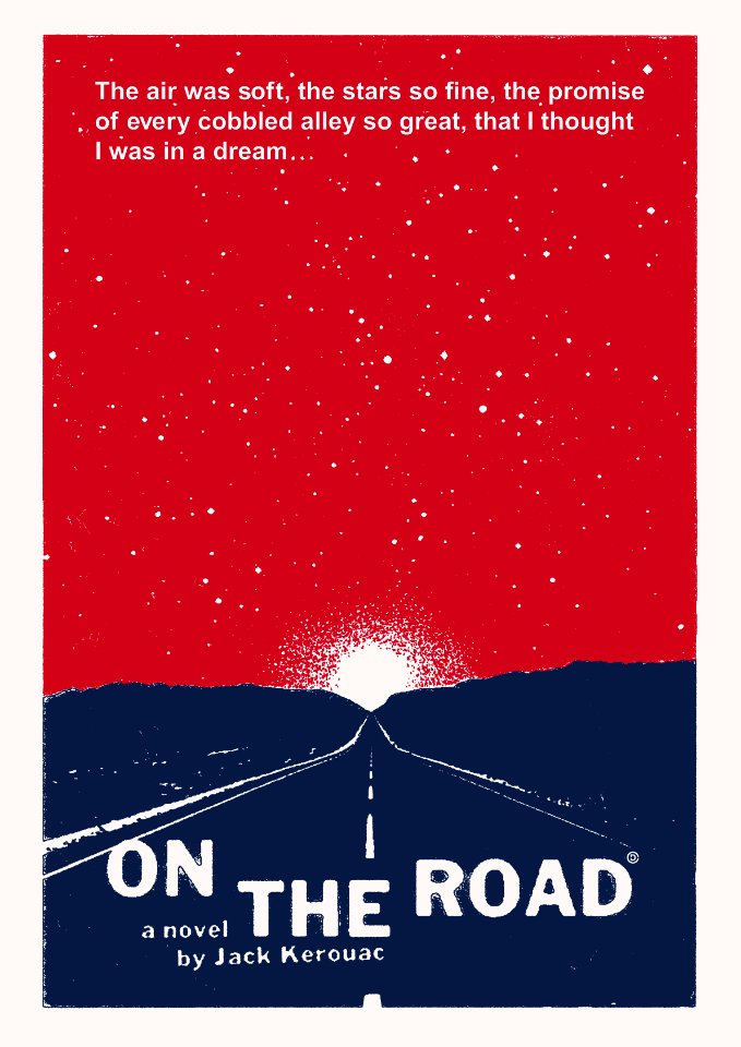 ON THE ROAD. Free illustration for personal and commercial use.
