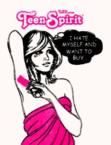 TEEN SPIRIT. Free illustration for personal and commercial use.