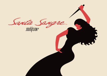 SANTA SANGRE. Free illustration for personal and commercial use.