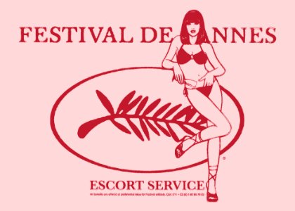 CANNES FESTIVAL. Free illustration for personal and commercial use.