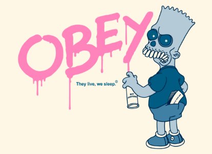 BOOTLEG BART. Free illustration for personal and commercial use.
