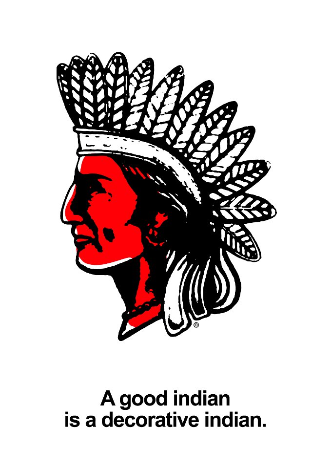 A GOOD INDIAN. Free illustration for personal and commercial use.