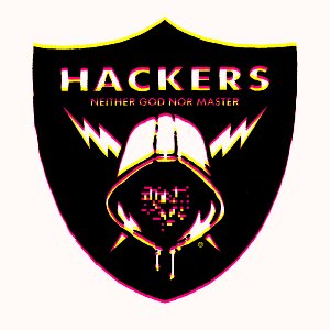 HACKER. Free illustration for personal and commercial use.