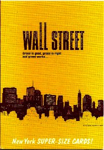WALL STREET. Free illustration for personal and commercial use.