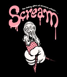 SCREAM. Free illustration for personal and commercial use.