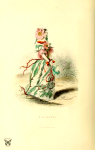 Églantine, dog-rose (1867). Free illustration for personal and commercial use.