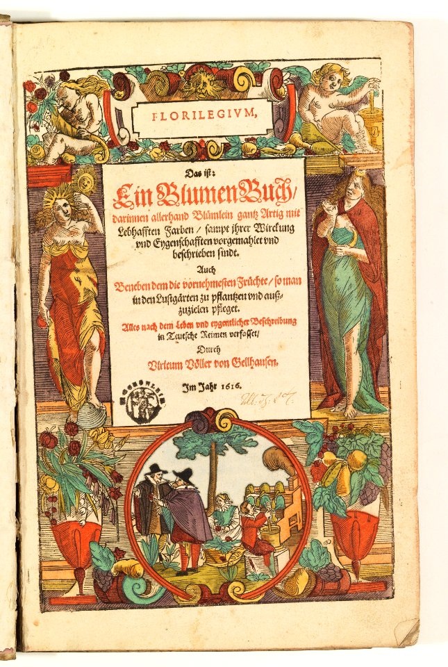Title page: An Anthology, This is a Flower Book (1616)