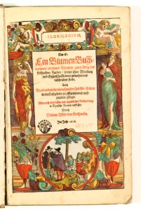 Title page: An Anthology, This is a Flower Book (1616)