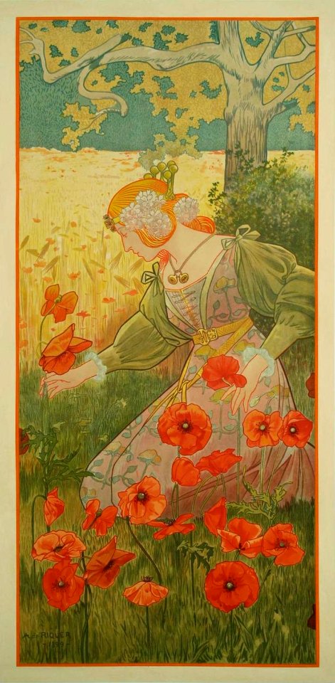 Summer by Alexandre de Riquer (1899)