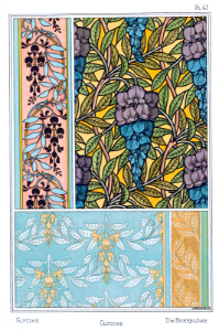 Glycine, bohrblume. La plante et ses applications ornementales by Grasset, M. E. Illustration by Maurice Pillard Verneuil (1896). Free illustration for personal and commercial use.