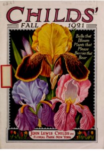 Iris. John Lewis Childs, Inc. (1892). Fall bulbs that bloom plants that please, berries that bear.. Free illustration for personal and commercial use.