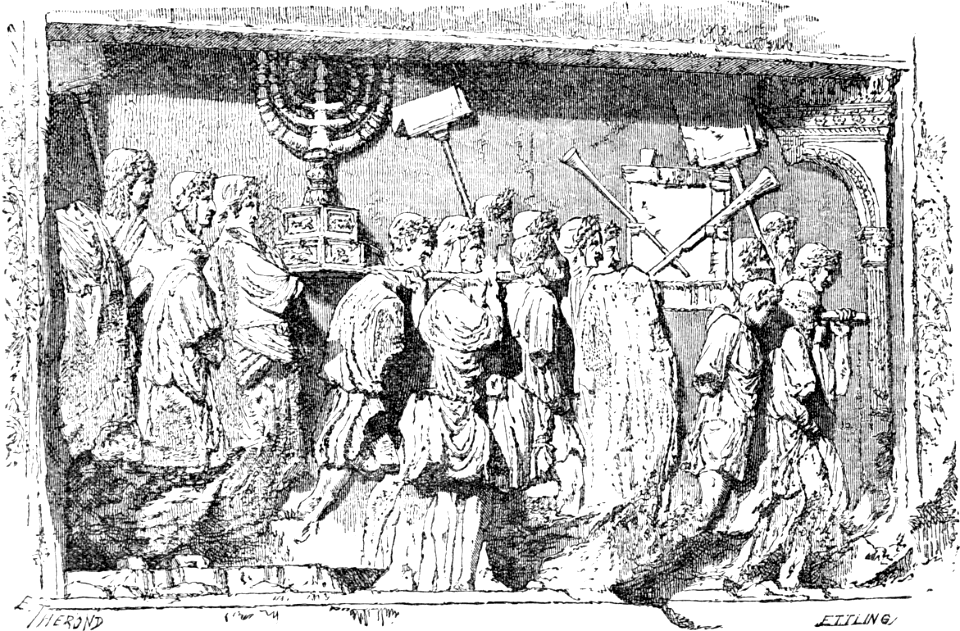 19 Temple Furniture carried to Rome, 70 AD