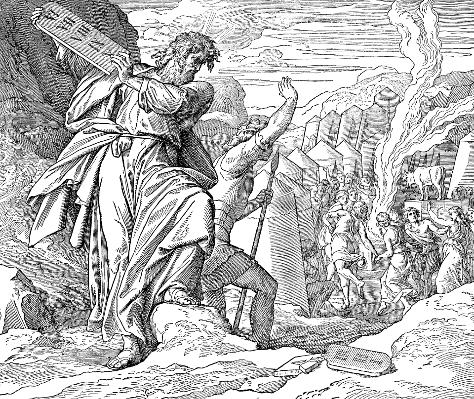 38 Moses breaks the Tables of the Law