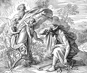 35 Moses at the Burning Bush - Free Stock Illustrations | Creazilla