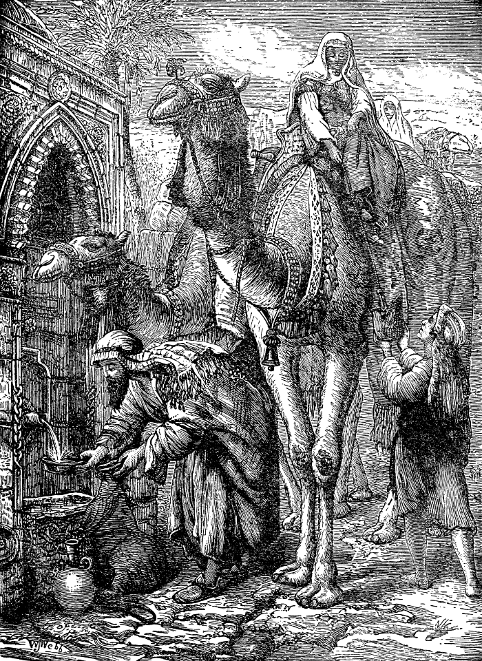 15 Rebekah returns with Eliezer