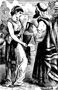 14 Eliezer meets Rebekah at the Well