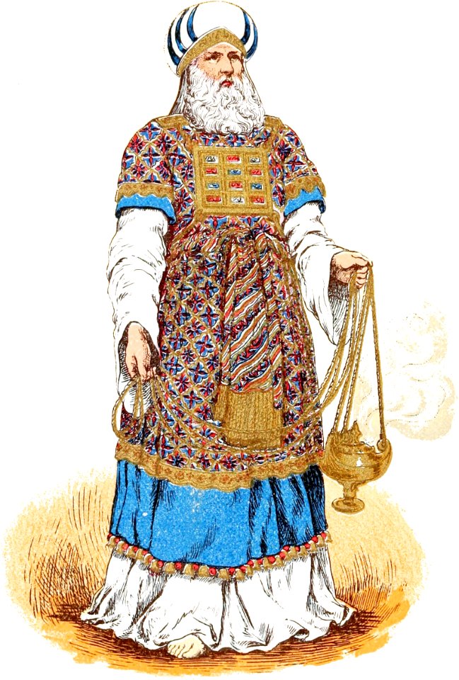 03 The High Priest in his robes of Glory and Beauty (color)