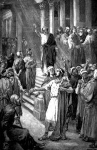 32 Peter preaching on Pentecost