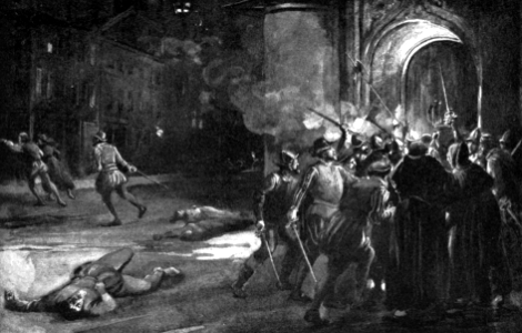 18 Saint Bartholomew Days Massacre. Free illustration for personal and commercial use.