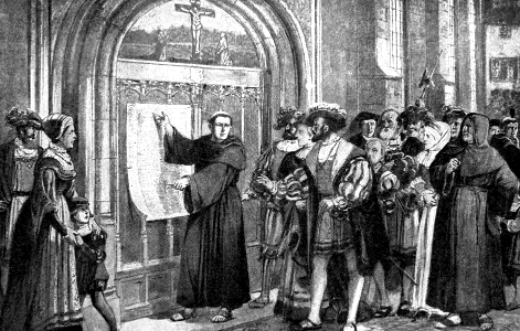 11 Luther nails up the 95 Theses