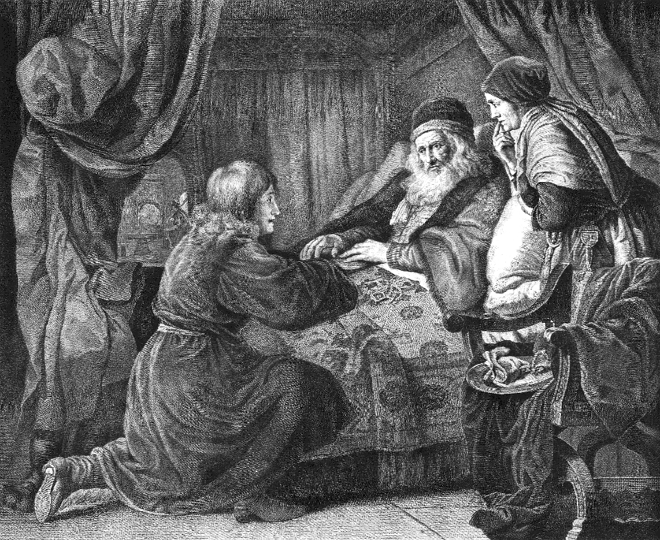 14 Jacob tries to get the blessing from Isaac by fraud