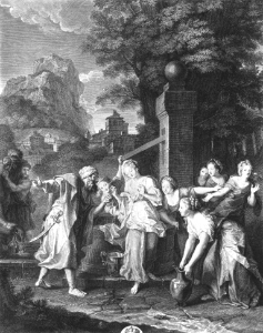 13 Eliezer meets Rebekah at the Well