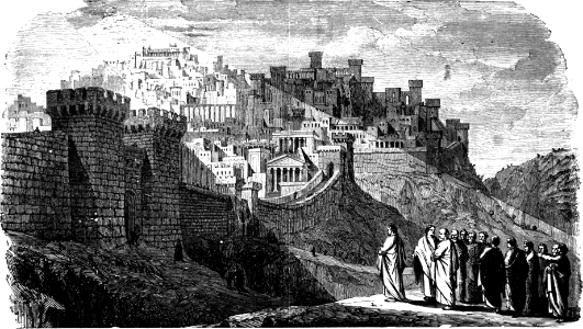 26 Jesus and the Disciples approaching the Gate of Jerusalem