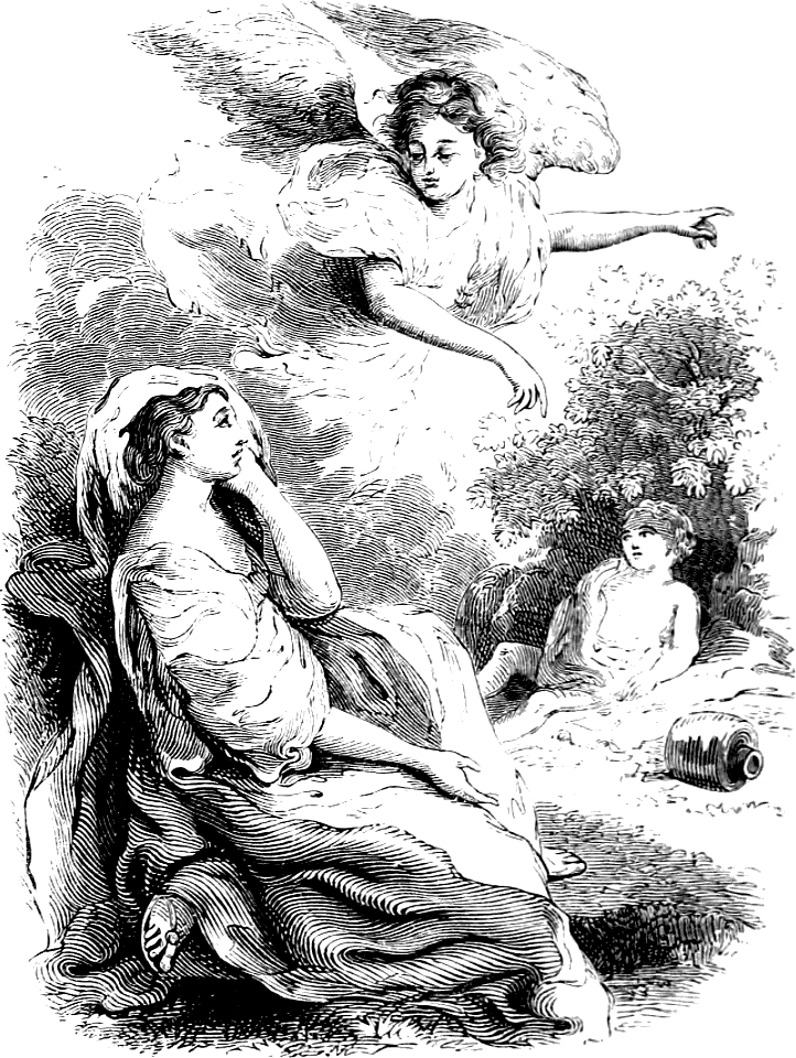 02 An Angel appears to Hagar and Ishmael