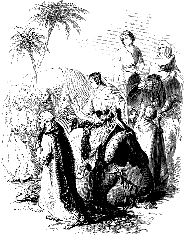 03 Rebekah dismounts the Camel
