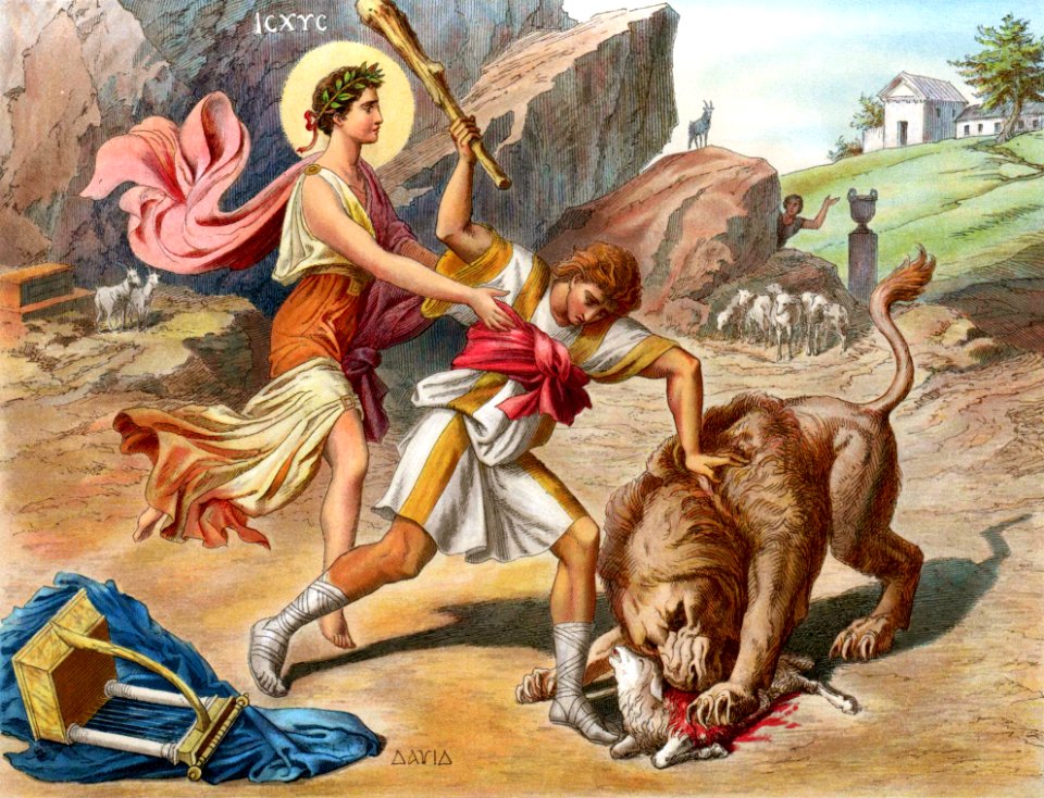 02 David rescues a Lamb from the Lion