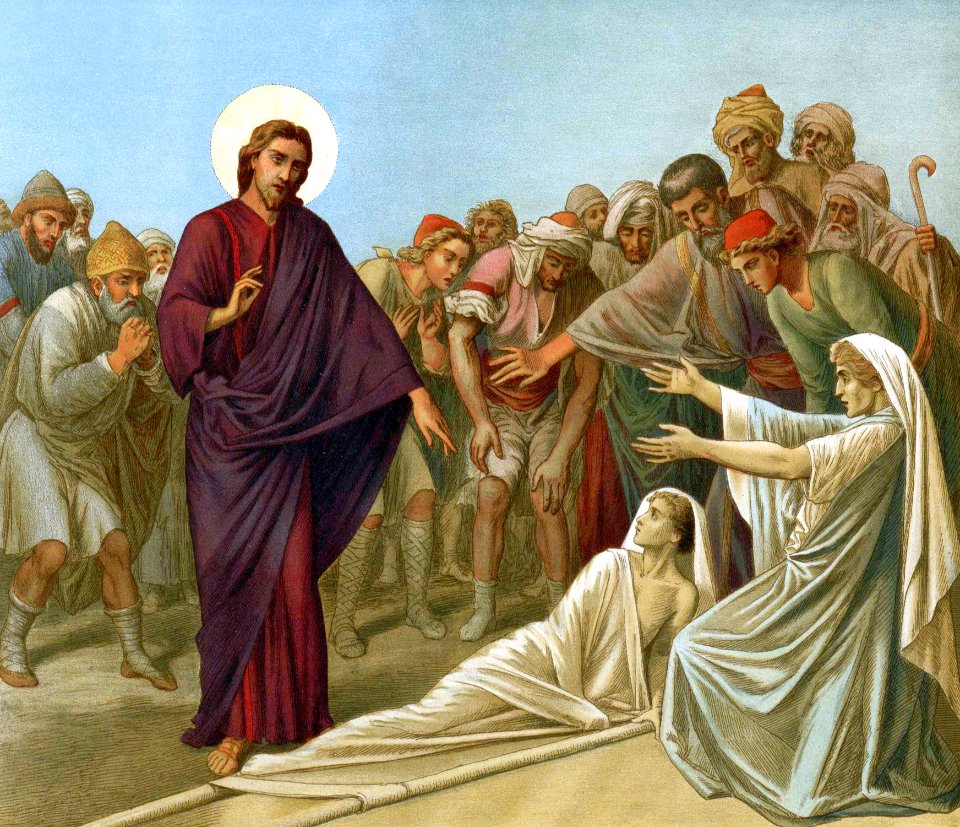 08 Jesus raises the Widow of Nains Son