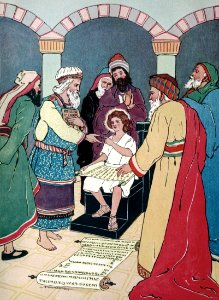 04 Jesus as a Boy in the Temple with the Doctors (color)