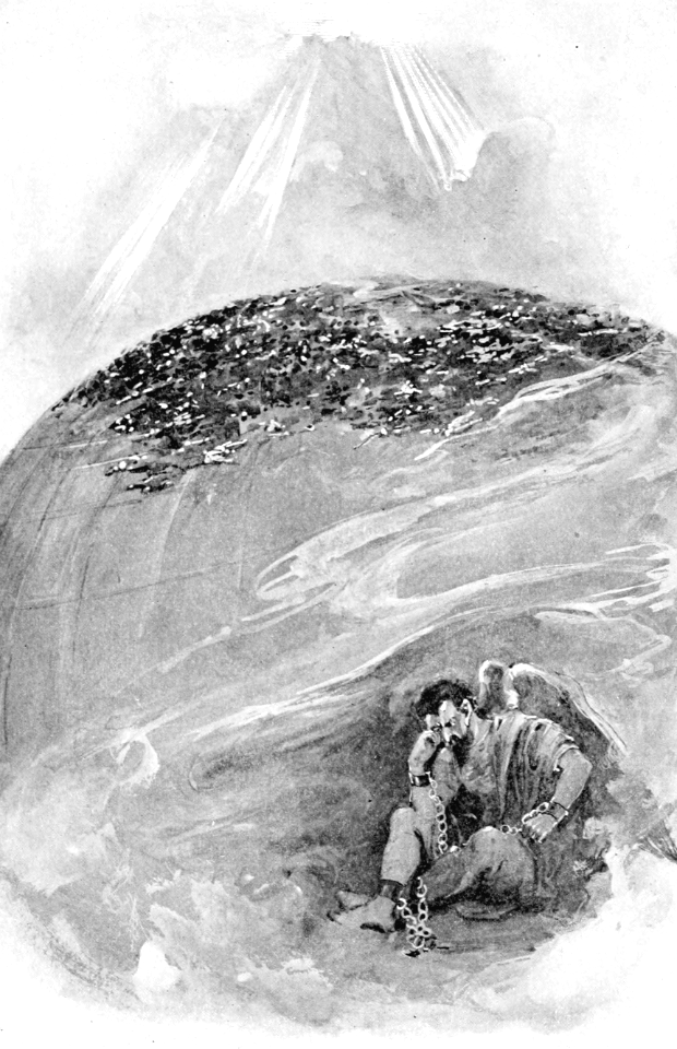 06 Revelation 20 Satan chained to the Earth surveys the ruin he has wrought