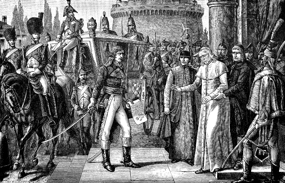 18 Pope Pius VI taken prisoner in 1798