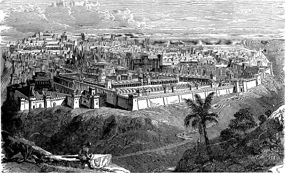 01 Old Jerusalem as viewed from the Mount of Olives