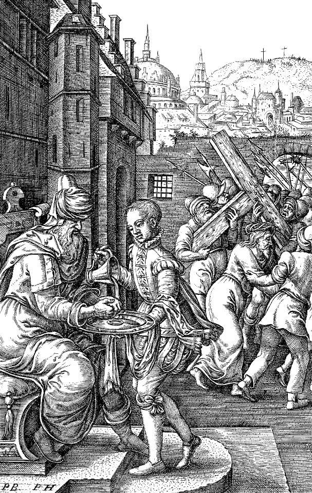 28 Pilate washes his hands