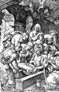 31 Laying Jesus Body in the Tomb