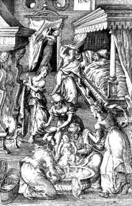 04 Birth of John. Free illustration for personal and commercial use.
