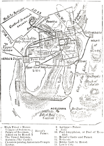 01 Map - Jerusalem at the Time of Christ