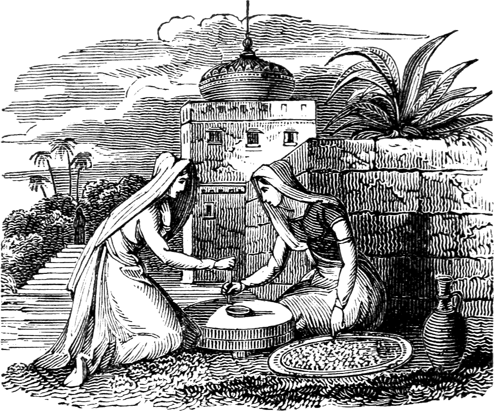 03 Two Women grinding at the Mill