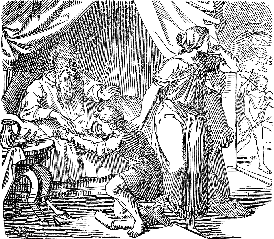 09 Isaac deceived into blessing Jacob