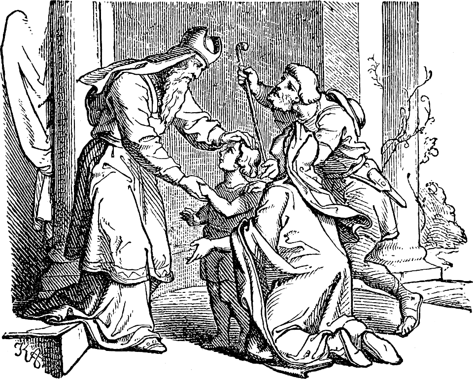 30 The boy Samuel given to the Temple Service