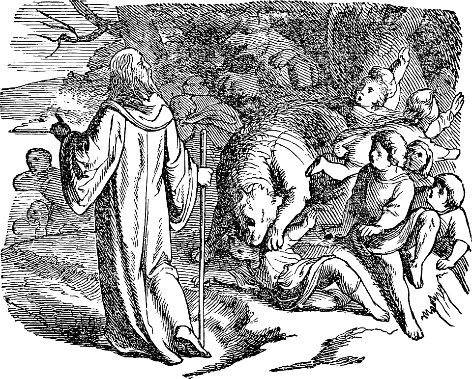 44 Bears attack the Children mocking Elisha