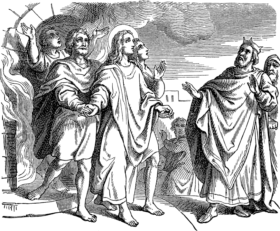 46 The Three Hebrews come out of the Furnace