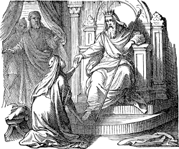 48 Esther approaches Ahasuerus