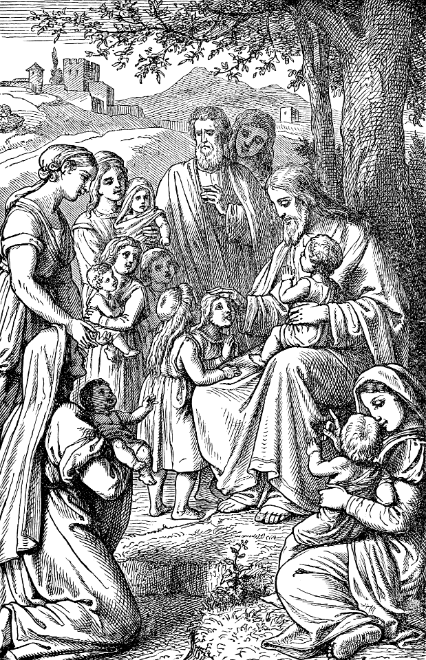 01 Matthew 19 - Christ blessing the Children
